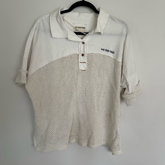 We The Free (Free‎ People) Don’t Rush Polo Top – Size S (EUC) - Picture 2 of 8